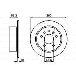 BOSCH Bremsscheibe