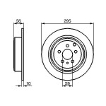 BOSCH Bremsscheibe