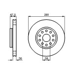BOSCH Bremsscheibe