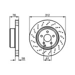 BOSCH Bremsscheibe