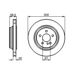 BOSCH Bremsscheibe