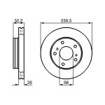 BOSCH Bremsscheibe