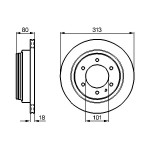BOSCH Bremsscheibe