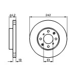 BOSCH Bremsscheibe