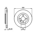 BOSCH Bremsscheibe