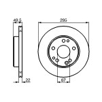 BOSCH Bremsscheibe