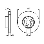 BOSCH Bremsscheibe