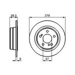 BOSCH Bremsscheibe