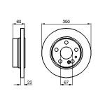 BOSCH Bremsscheibe