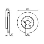 BOSCH Bremsscheibe