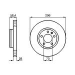 BOSCH Bremsscheibe