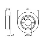BOSCH Bremsscheibe