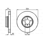 BOSCH Bremsscheibe
