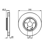 BOSCH Bremsscheibe
