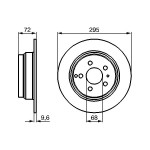 BOSCH Bremsscheibe