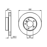 BOSCH Bremsscheibe