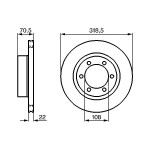 BOSCH Bremsscheibe