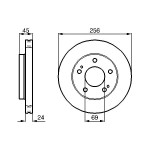 BOSCH Bremsscheibe