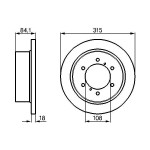 BOSCH Bremsscheibe