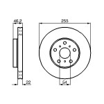 BOSCH Bremsscheibe