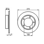 BOSCH Bremsscheibe
