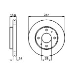 BOSCH Bremsscheibe