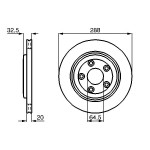 BOSCH Bremsscheibe