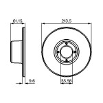 BOSCH Bremsscheibe