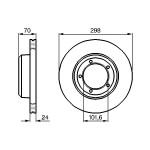 BOSCH Bremsscheibe