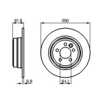 BOSCH Bremsscheibe