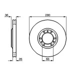 BOSCH Bremsscheibe