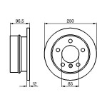 BOSCH Bremsscheibe