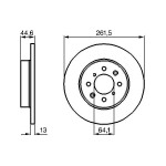 BOSCH Bremsscheibe