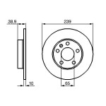 BOSCH Bremsscheibe