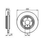 BOSCH Bremsscheibe