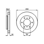 BOSCH Bremsscheibe