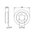 BOSCH Bremsscheibe