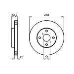BOSCH Bremsscheibe