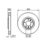 BOSCH Bremsscheibe
