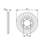 BOSCH Bremsscheibe