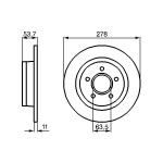 BOSCH Bremsscheibe