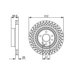 BOSCH Bremsscheibe