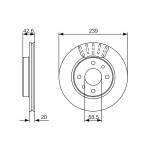 BOSCH Bremsscheibe