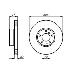 BOSCH Bremsscheibe