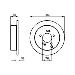 BOSCH Bremsscheibe