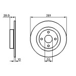 BOSCH Bremsscheibe