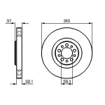 BOSCH Bremsscheibe