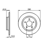BOSCH Bremsscheibe