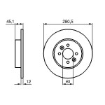 BOSCH Bremsscheibe
