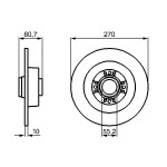 BOSCH Bremsscheibe